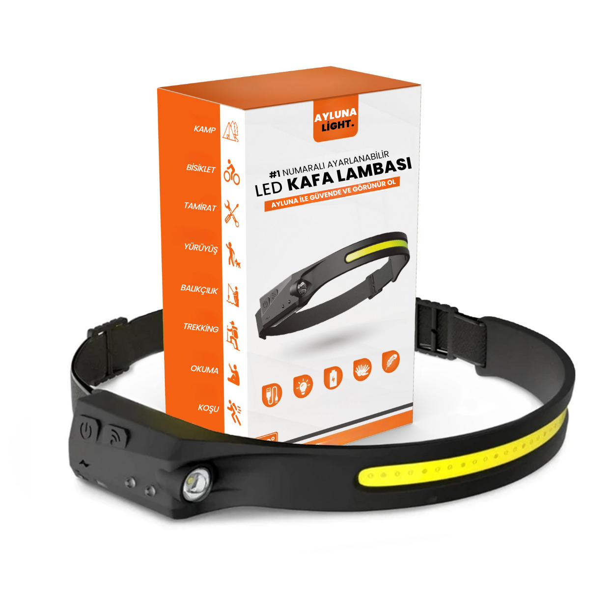 AylunaLight™ LED Kafa Lambası